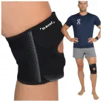 Reguliuojamas &bdquo;Fit4Med&ldquo; kelio įtvaras bėgimui, esant perkrovai ir girnelės skausmui