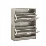 SoBuy batų spintelė su 2 durelėmis, prie&scaron;kambario baldas, pastatoma, 60x23cm, FSR137-HG