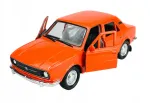 Welly &Scaron;koda 105 L oranžinis metalinis modelis 1:34, 43825