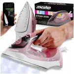 Mesko MS 5028 garinis lygintuvas, 2600 W, keraminis padas, savivalos funkcija, ANTI-DRIP, ANTI-CALC