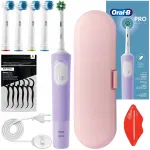 Elektrinis dantų &scaron;epetėlis Oral-B Vitality PRO Lilac Violet + dėklas ir antgaliai