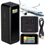 I&scaron;orinė baterija, didelės talpos Powerbank 27000 mAh su greito krovimo funkcija