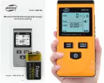 Elektromagnetinio lauko matuoklis, bangų spinduliuotės testeris 100&micro;T aliarmo LCD