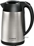 Elektrinis virdulys &bdquo;Bosch&ldquo; TWK3P420, 2400 W, 1,7 l, sidabrinis / pilkas