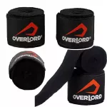 Bokso rankogaliai/tvarstukai Overlord juodi 400cm universalus dydis