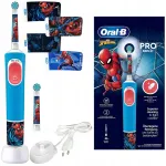 &bdquo;Oral-B Vitality Pro D103 Kids&ldquo; elektrinis dantų &scaron;epetėlis vaikams, &bdquo;Spider-Man&ldquo;