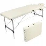 Mobiclinic sulankstomas masažo stalas, aliuminis, rudas, iki 250 kg, 10 kg