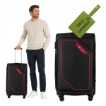 Solier Softflex STL2240 vidutinis mink&scaron;tas kelioninis lagaminas su ratukais, 23 colių, įvairių spalvų