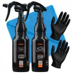 ADBL rinkinys automobilio odiniams apmu&scaron;alams ir plastikui valyti, 2 &times; 500 ml