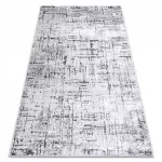 Modernus kilimas "Linie vintage" pilkos spalvos, struktūrinis, svetainei, 180x270 cm