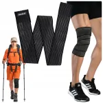 Fit4Med universali kompresinė kelio juosta &ndash; elastinis reguliuojamas įtvaras, kairiajam ir de&scaron;iniajam keliui