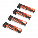 BETAFPV LAVA 1S 450mAh 75C LiHV Akumuliatoriai (4 vnt.)