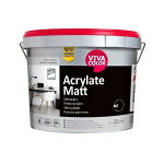 Dažai Vivacolor Acrylate Matt, atsparūs dilimui, 0.9-9L - 2,7 l, Spalvos