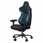 Žaidimų kėdė ThunderX3 CORE racer, tekstūruotas gobelenas, eko oda, juoda/mėlyna