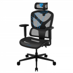 Ergonomi&scaron;ka kėdė ThunderX3 YTC, tinklas, juodas/mėlynas