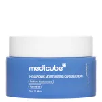 Medicube - Hyaluronic Moisturizing Capsule Cream - Drėkinamasis Kapsulinis Kremas su Hialurono Rūg&scaron;timi - 55g