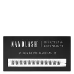 Nanolash - Stick & Go Pre-Glued Lashes - Priklijuojami Blakstienų Kuok&scaron;teliai su Klijais - Harmony Short - 1 pak.