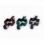 Tiesinė tvirtinimo apkaba - 80x80mm - RAL8017 (ruda)