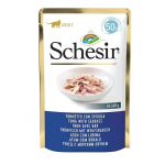 SCHESIR drebučiuose tunas su jūros e&scaron;eriu - &scaron;lapias kačių ėdalas - 50 g