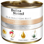 DOLINA NOTECI Premium su žąsimi, bulvėmis ir obuoliais Mažų veislių &scaron;unims - &Scaron;lapias &scaron;unų ėdalas - 185 g