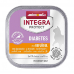 ANIMONDA Integra Protect Diabetes vi&scaron;tiena &ndash; &scaron;lapias katės ėdalas, 100 g