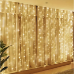 LED girlianda užuolaida lanksti 3 x 3 m