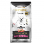 BIOFEED Euphoria Fresh Adult Mini & Small Turkey su triu&scaron;iena sausas &scaron;unų ėdalas - 2 kg