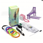 a3Doodler Flow Essentials komplektas &ndash; 3D pie&scaron;tukas su 8 įvairiaspalvėmis 1,75 mm Flow siūlų ritėmis