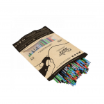 3Doodler Start Eco siūlai 2,5 mm, 250 vnt., 5 spalvų rinkinys (mėlyna, žalia, pilka, raudona, juoda) &ndash; Primary Pow (3DS-ECO-MIX2-250)