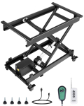 VEVOR Elektrinis žirklinis kėlimo stalas, 150 kg talpa, auk&scaron;tis reguliuojamas 20&ndash;71 cm, su nuotoliniu valdymu, juodas