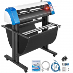 VEVOR 870 mm vinilo pjaustymo ploteris su pusiau automatiniu jutikliu, USB, LED ekranu, tiksliais peiliais ir stovu