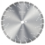 VEVOR 350mm deimantinis pjūklo diskas betonui, plytelėms, plytoms &ndash; &scaron;lapias/sausasis pjovimas, 10mm dantys, 25.4mm anga