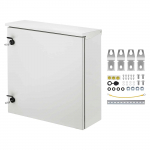 VEVOR IP65 Elektrinė Plieninė Dėžė 60x60x20 cm, Lauko NEMA 4, UL Sertifikuota su Užraktu ir Montavimo Plok&scaron;te