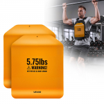 VEVOR lenktos svorio liemenės svareliai 2,6 kg pora, plieninės ergonominės plok&scaron;tės bėgimui, jėgos ir fitneso treniruotėms