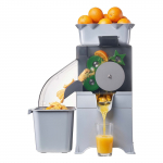 VEVOR 100W komercinis citrusinių sulčiaspaudė, lėto spaudimo apelsinų, citrinų, granatų sulčių ekstraktorius, 60&ndash;80 kg/val, su žievelių talpa ir PC dangčiu