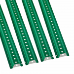 VEVOR 243 cm U formos ženklų stulpai, 4 vnt. rinkinys, tvirti plieniniai tvoros stulpai su i&scaron;gręžtomis skylėmis sodui, ūkiui