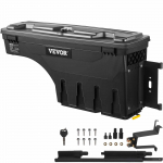 VEVOR 20 L sunkvežimio bagažinės įrankių dėžė, užrakinama, atspari vandeniui ABS, de&scaron;inė pusė, Chevrolet Silverado/GMC Sierra 1500 (2019&ndash;2020), juoda