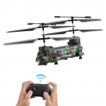 VEVOR RC karinis sraigtasparnis vaikams, 2.4GHz, 3.5 kanalai, LED &scaron;viesos, 20 min skrydis, vieno mygtuko valdymas, 8+ m.