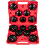 VEVOR 14 dalių žemo profilio alyvos filtro lizdų rinkinys, patvarus plienas, 1/2 iki 3/8 adapteris