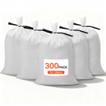 VEVOR 300 tu&scaron;ti smėlio mai&scaron;ai 40x66 cm, 22,6 kg talpa, UV ir ply&scaron;imams atsparūs polipropileno mai&scaron;ai su rai&scaron;teliais nuo potvynių