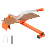 VEVOR 304,8 mm vinilo ir laminato grindų pjaustyklė su kampo vadovu, D2 peiliu, guminė rankena, iki 10 mm storio lentoms