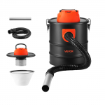 VEVOR pelenų siurblys 15 l 1200 W, plieninis bakas, dviguba HEPA filtracija, siurbimas ir pūtimas, židiniams ir krosnims