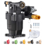 VEVOR 241 Bar Slėginio Plovimo Siurblys 19 mm Velenas, 9.5 L/min, Atsarginis Rinkinys su 5 Antgaliais, Tinka Honda, Simpson, Generac
