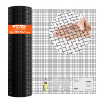VEVOR cinkuotas vielos tinklas 91x1524cm, 19 dydžio, vinilo danga, 1.27x1.27cm tinklelis, vi&scaron;tidėms ir sodo tvoroms