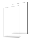 VEVOR 2 vnt. skaidrios akrilo lak&scaron;tai, 61x122 cm, 3 mm storio, plexiglass plok&scaron;tės rankdarbiams, ekspozicijoms, rėmeliams