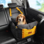 VEVOR vandeniui atspari &scaron;unų automobilinė kėdutė mažiems &scaron;unims iki 11kg &ndash; su saugos pavadėliu, ki&scaron;ene, rankenomis &ndash; juoda