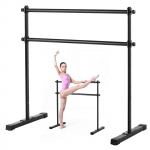 VEVOR reguliuojamas dvigubas baleto stovas 290&ndash;1205 mm &ndash; pastatomas, neslystantis &scaron;okiams, pilates ir mank&scaron;toms namuose