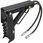 VEVOR Hidraulinis ekskavatoriaus nyk&scaron;tys 45,7 cm, plieninis suvirinamas priedas su cilindru, 12,7 mm storio, juodas