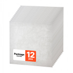 VEVOR 605 x 605 mm baltos marmuro PVC lubų plytelės, 12 vnt. pakabinamos lubų plok&scaron;tės, atsparios drėgmei, lengvai pjaunamos