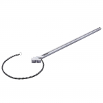 VEVOR 122 cm grandininis vamzdžių raktas, 34 cm skersmuo, CRV grįžtamasis įrankis su tvirtu žandikauliu vamzdžių ir auto remontui